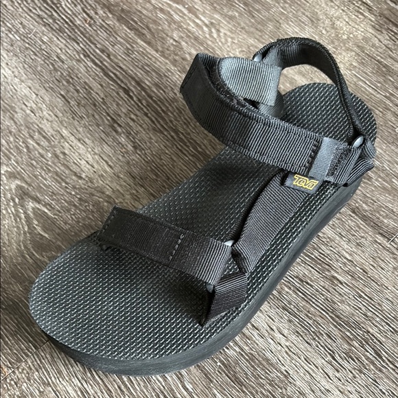 Black Platform Tevas - Picture 4 of 6